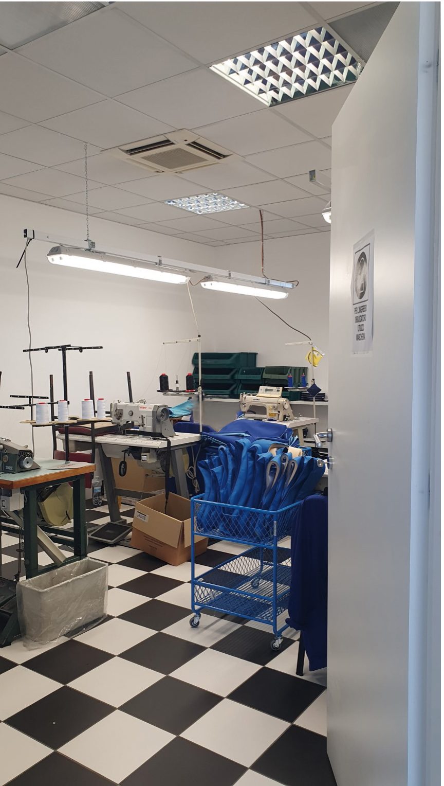 Laboratorio di cucitura