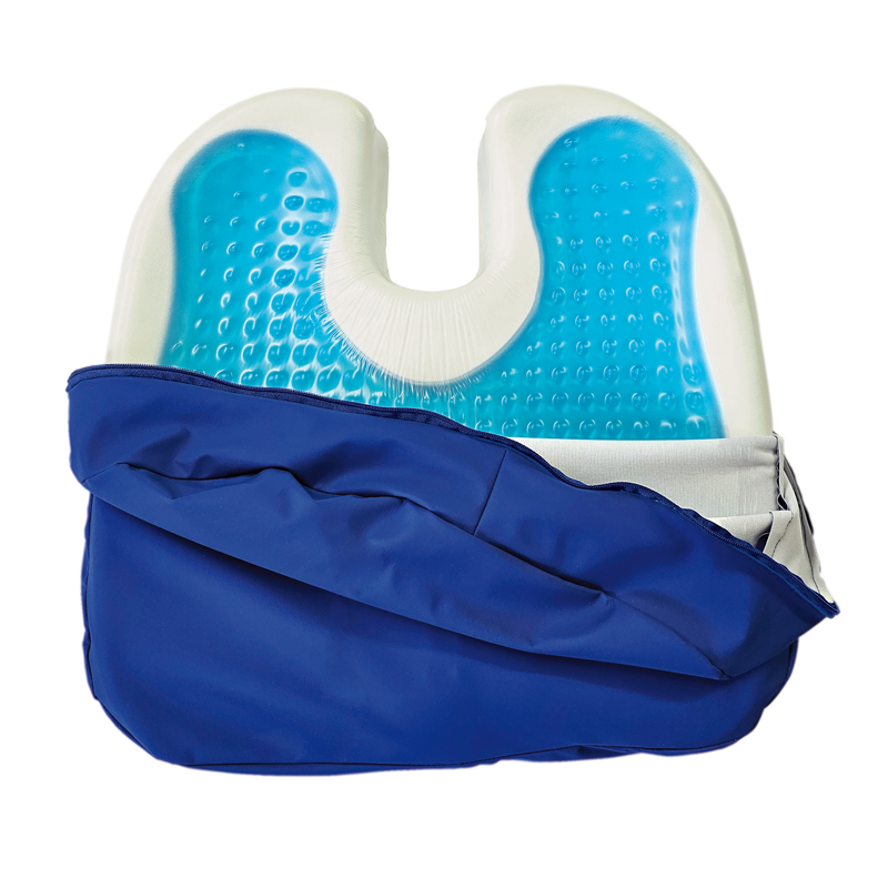 Cuscino viscoelastico anatomico coccigeo con gel